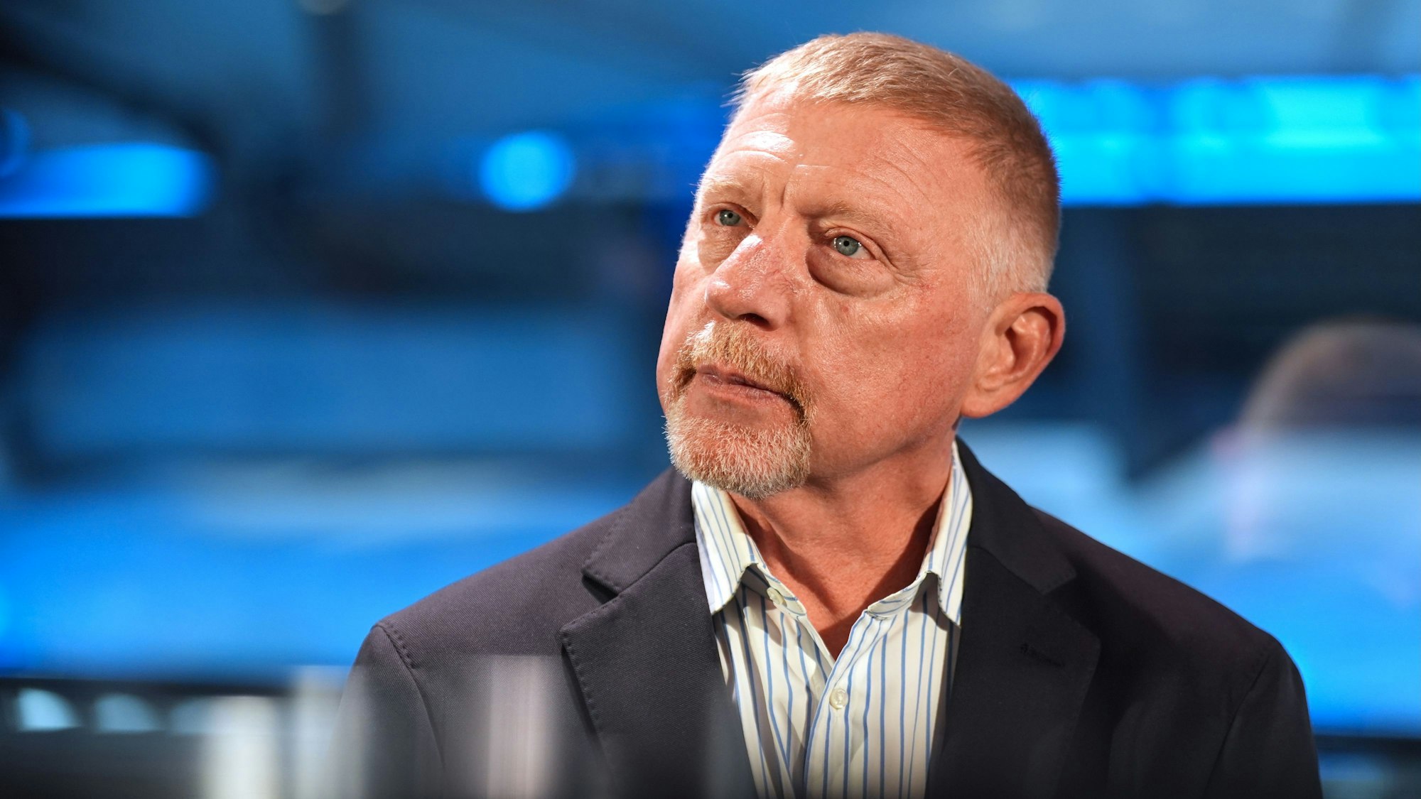 Der ehemalige Tennisspieler Boris Becker stellt sein neues Buch vor.