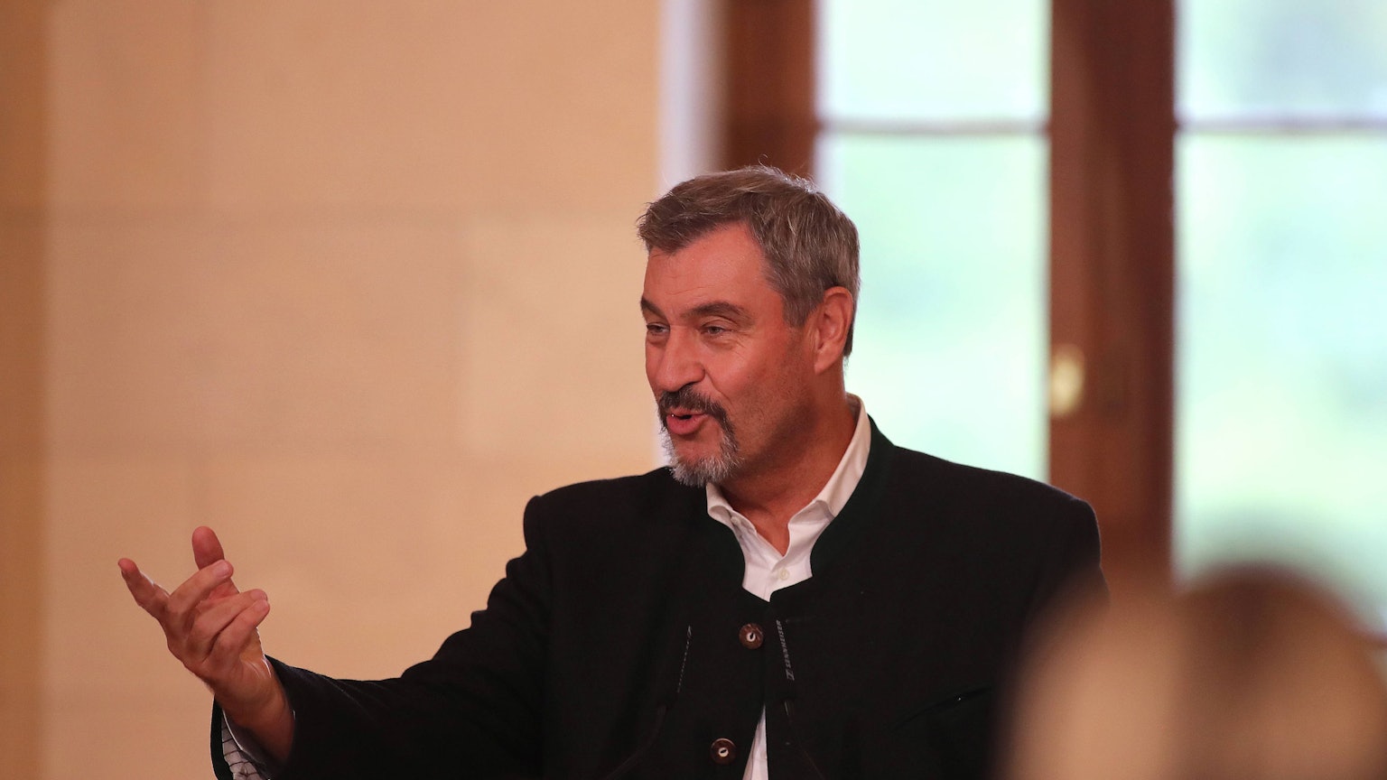 Dr. Markus Söder, Bayerischer Ministerpräsident in der Bayerischen Staatskanzlei.