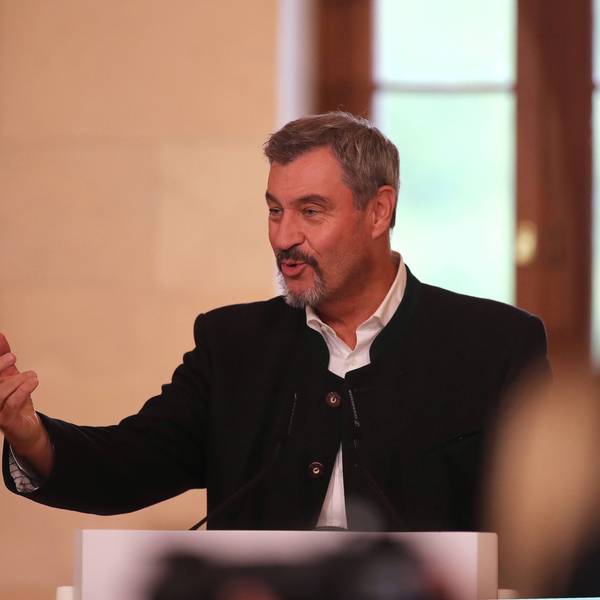 Dr. Markus Söder, Bayerischer Ministerpräsident in der Bayerischen Staatskanzlei.