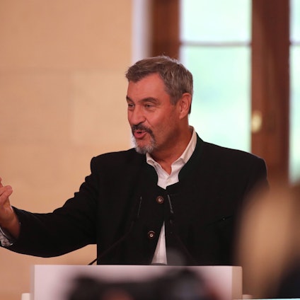 Dr. Markus Söder, Bayerischer Ministerpräsident in der Bayerischen Staatskanzlei.