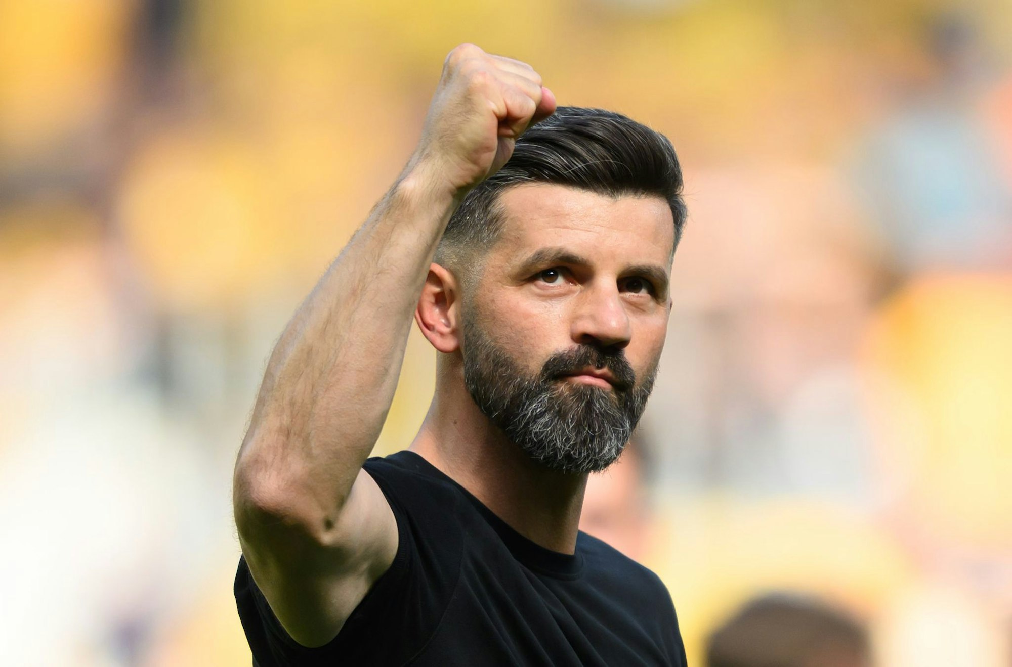 Schalke-Coach Muslic ist derzeit sehr zufrieden mit seiner Mannschaft.