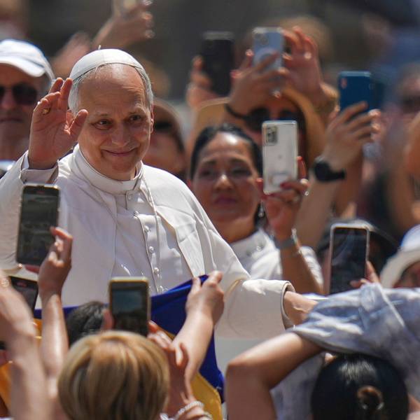 Erhält bisher viel Zuspruch: Papst Leo XIV. Mitte Juni auf dem Petersplatz.dpa