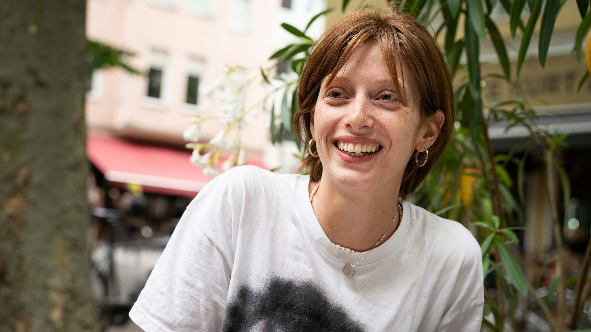 Relaxen am Brüsseler Platz: Das Hallmackenreuther hat Louisa Beck schnell zum Lieblingsort auserkoren.