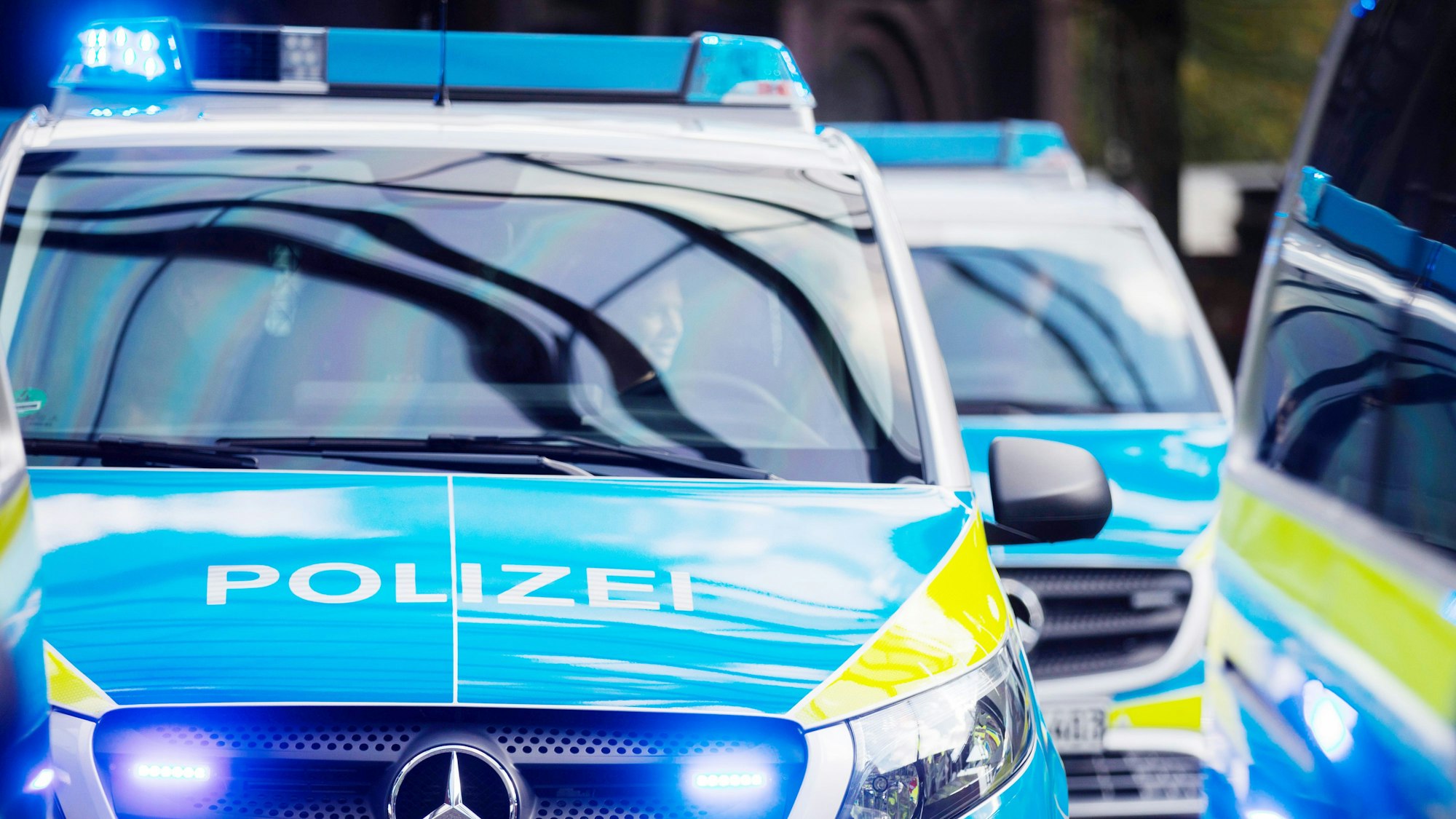 Streifenwagen der Polizei