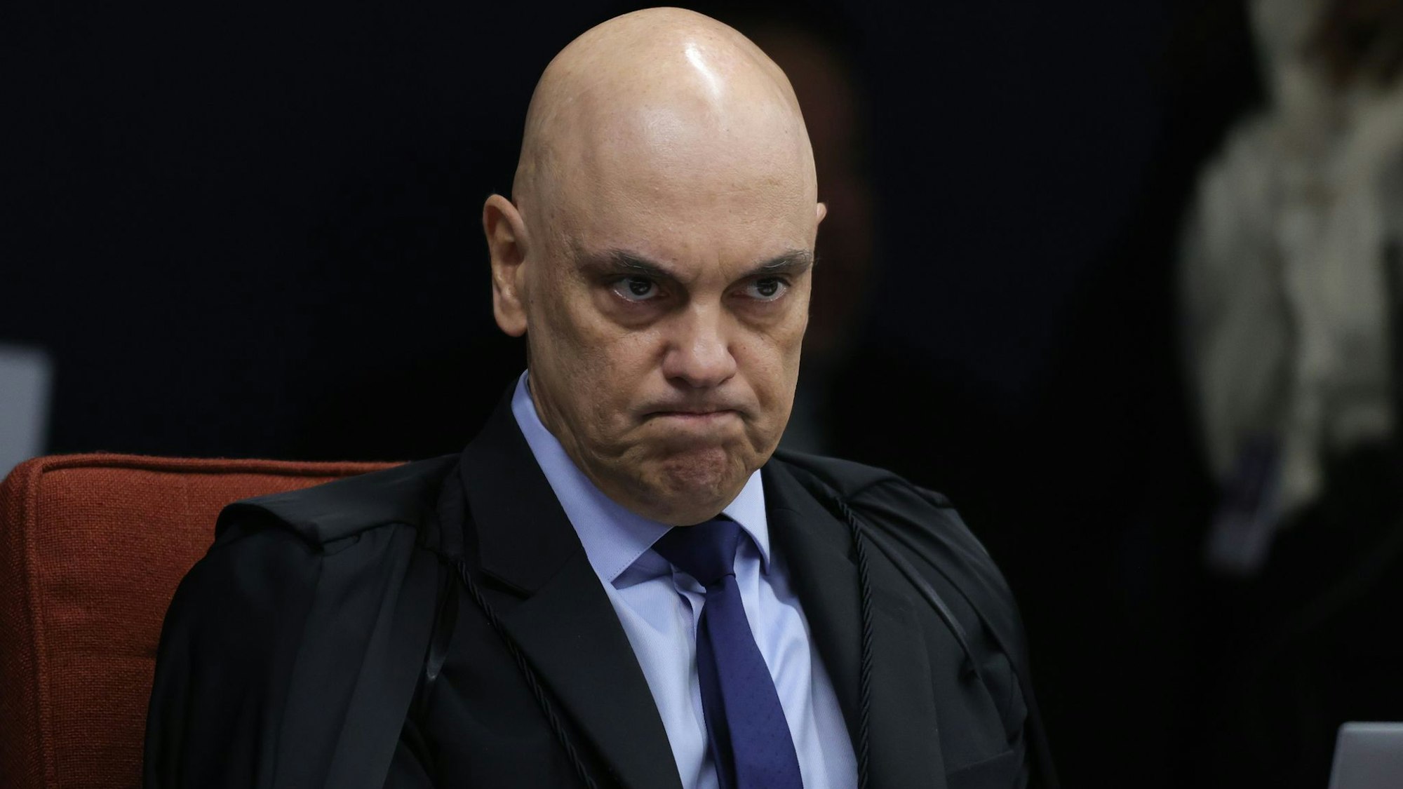 Der Oberste Richter Moraes stimmt für eine Verurteilung Bolsonaros. (Archivbild)