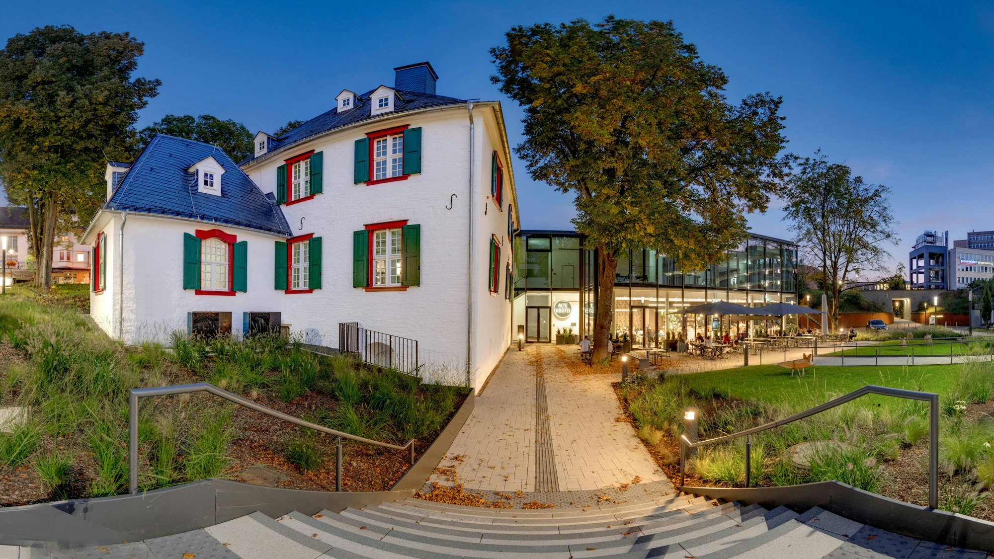 Blick auf die Alte Vogtei in Gummersbach.