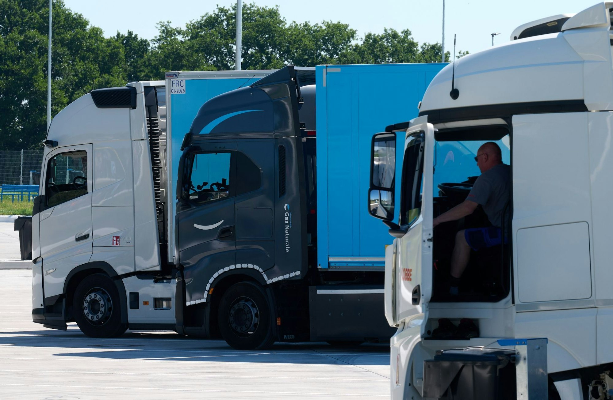 CDU und Grüne fordern bessere Arbeitsbedingungen für Lkw-Fahrer. (Archivbild)