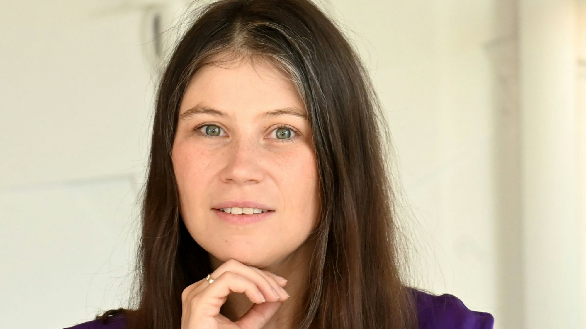 Volt-Fraktionschefin Jennifer Glashagen.