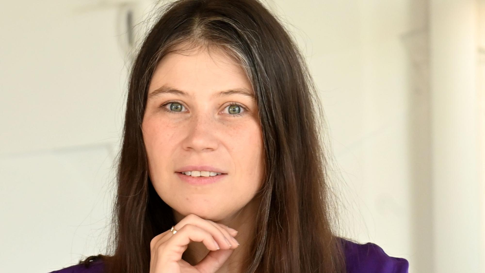 Volt-Fraktionschefin Jennifer Glashagen.