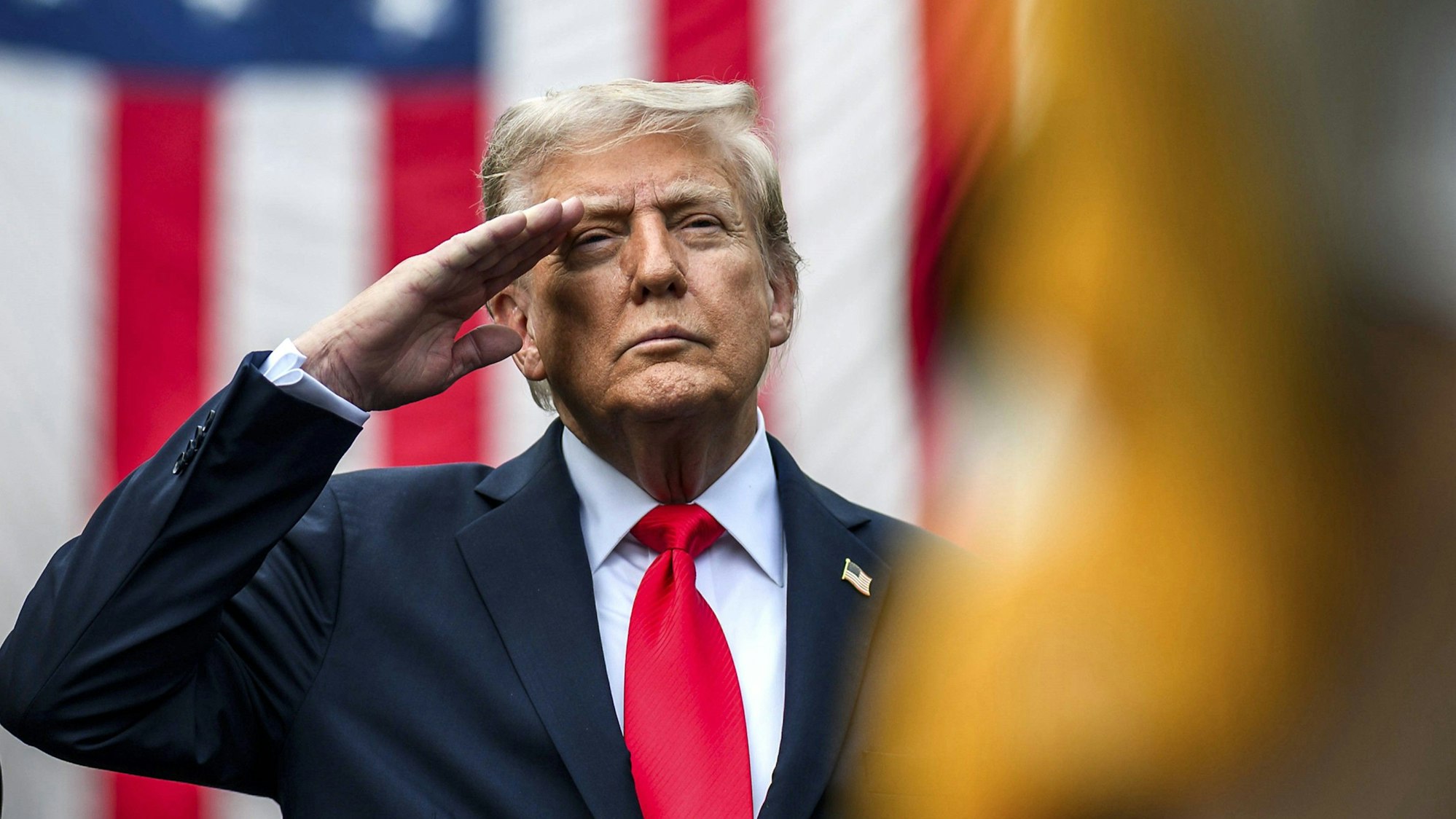 US-Präsident Donald Trump hat sich zur Luftraumverletzung durch russische Drohnen über Polen geäußert. (Archivbild)