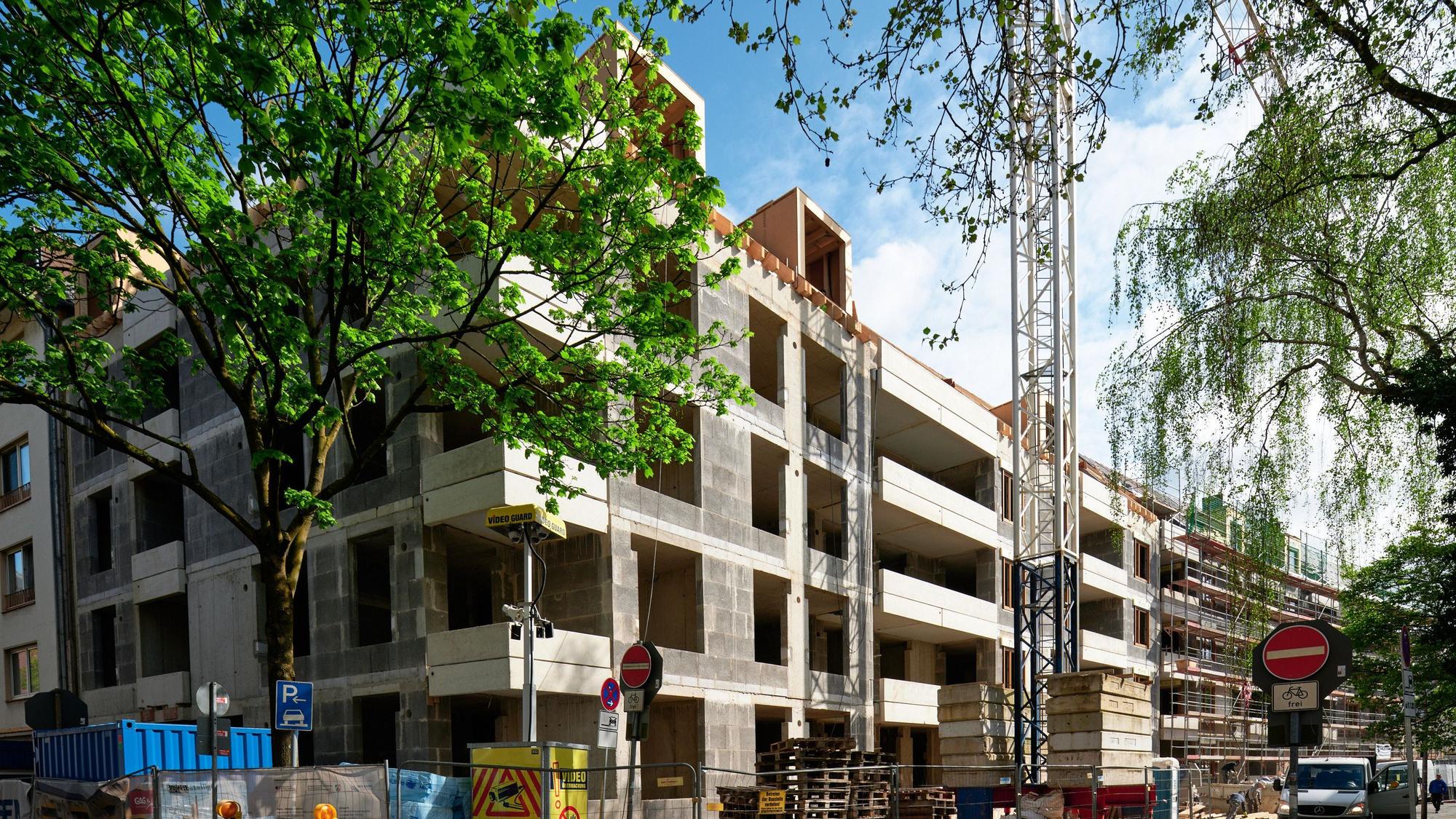 Wenn Wohnungsbaugesellschaften neu bauen, wie hier die GAG in Köln, müssen die Wohnungen seit 2019 barrierefrei sein.