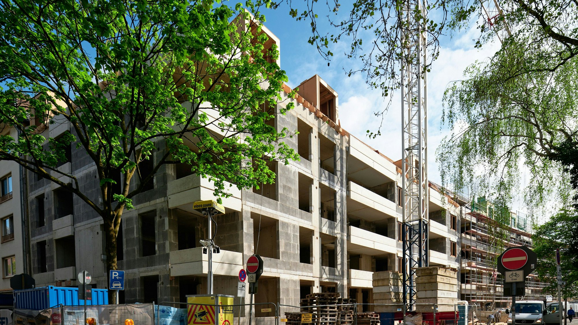 Wenn Wohnungsbaugesellschaften neu bauen, wie hier die GAG in Köln, müssen die Wohnungen seit 2019 barrierefrei sein.