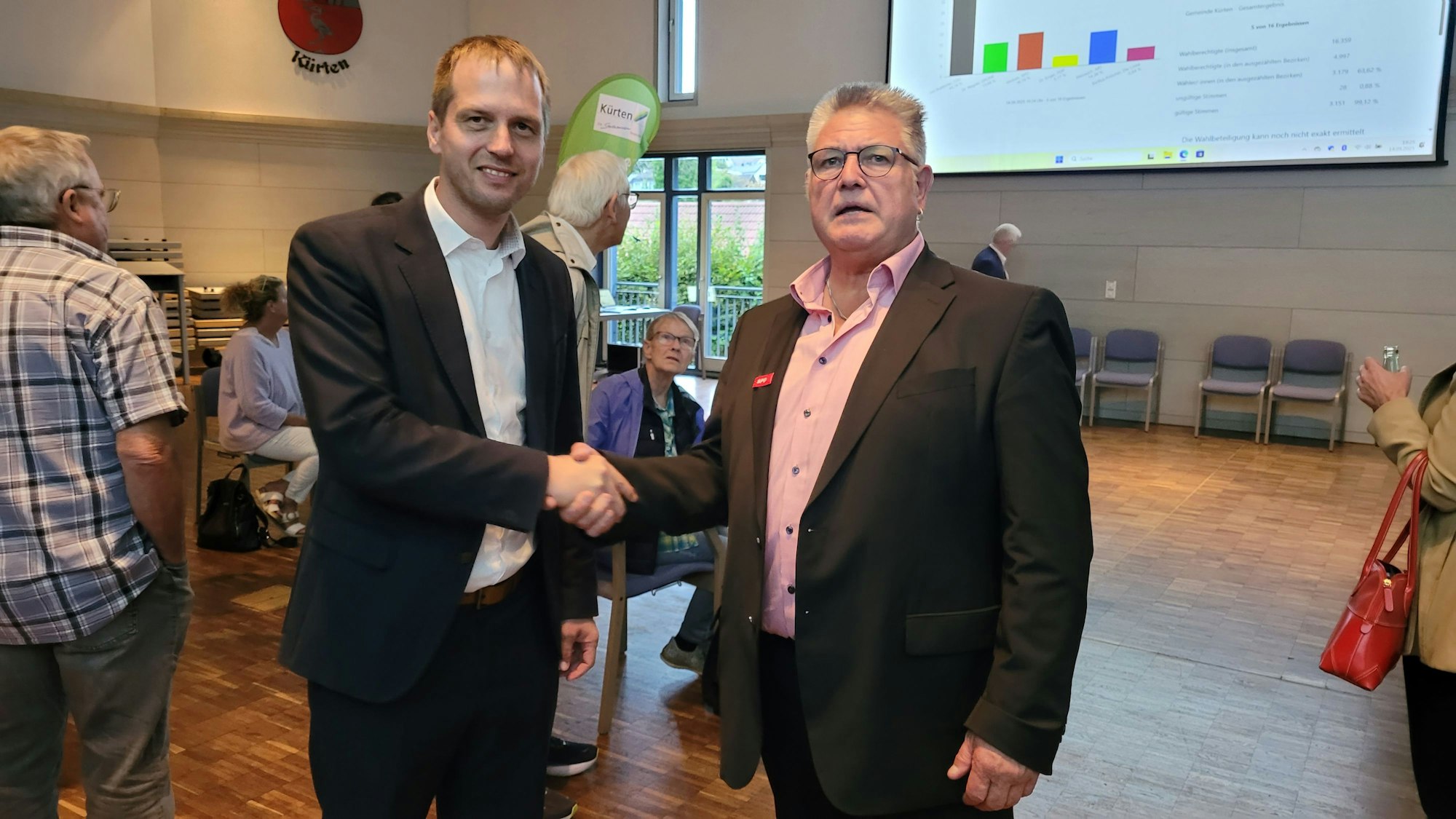 Das Foto zeigt Mario Bredow und Sascha Pechbrenner