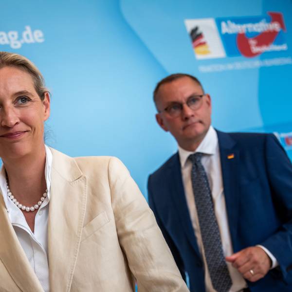 Alice Weidel und Tino Chrupalla von der AfD.