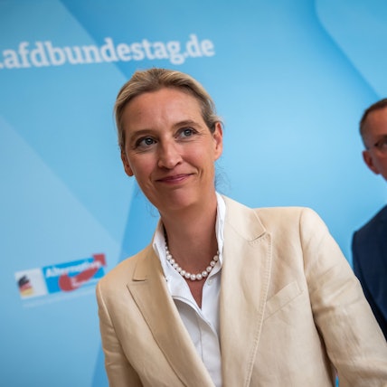 Alice Weidel und Tino Chrupalla von der AfD.