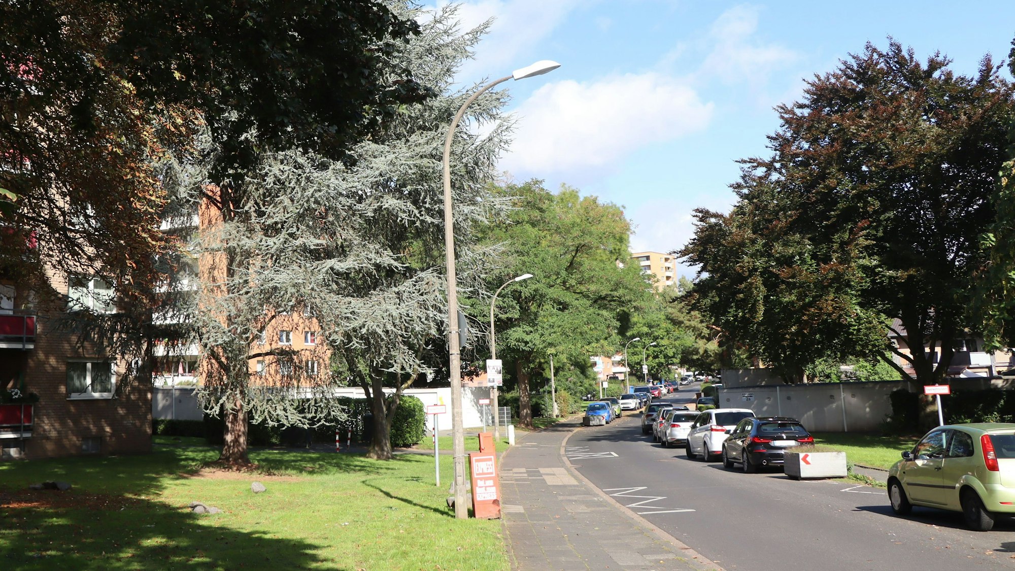 Zu sehen ist der Kastanienweg.