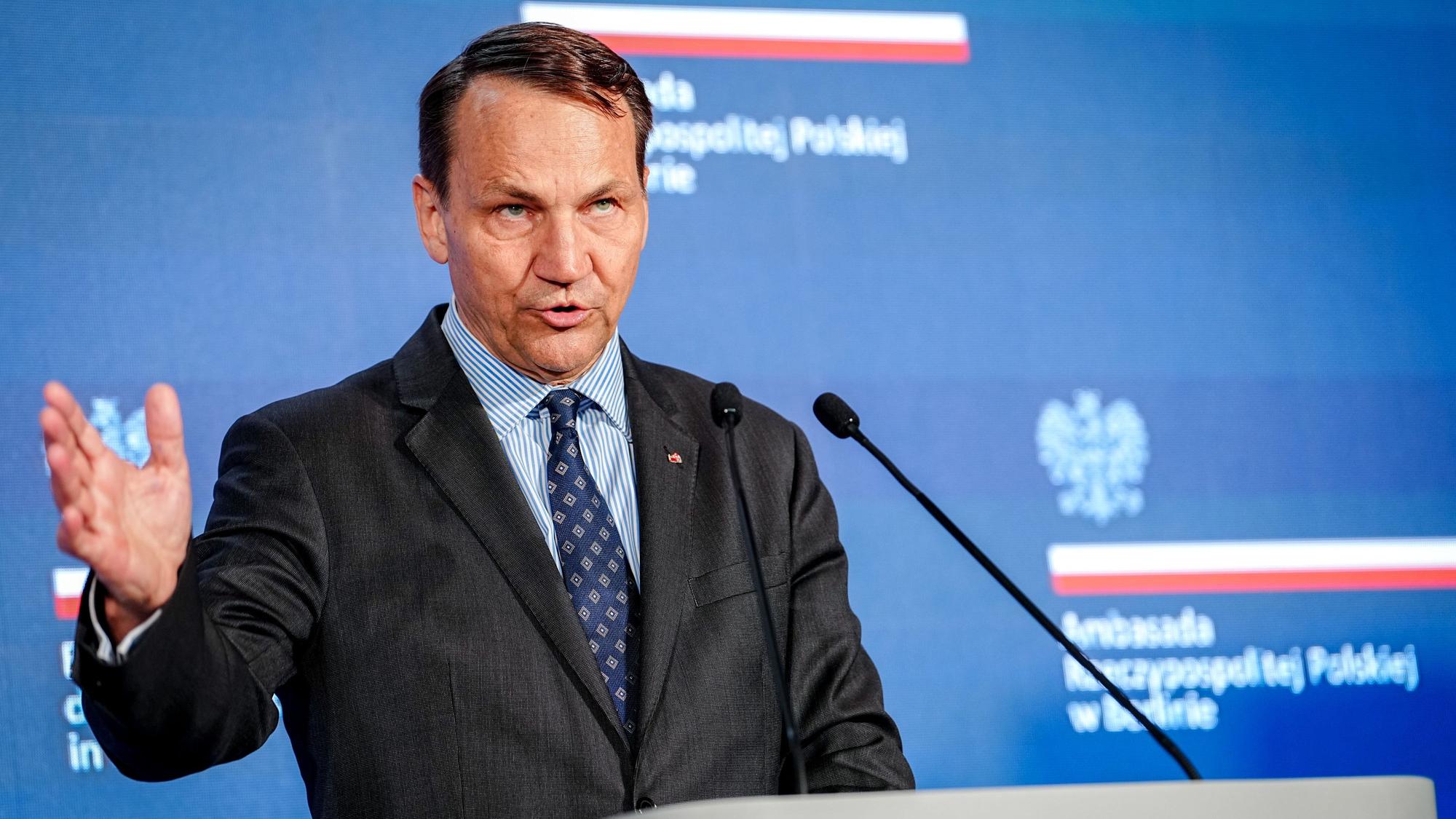 Polens Außenminister Radoslaw Sikorski. (Archivbild)
