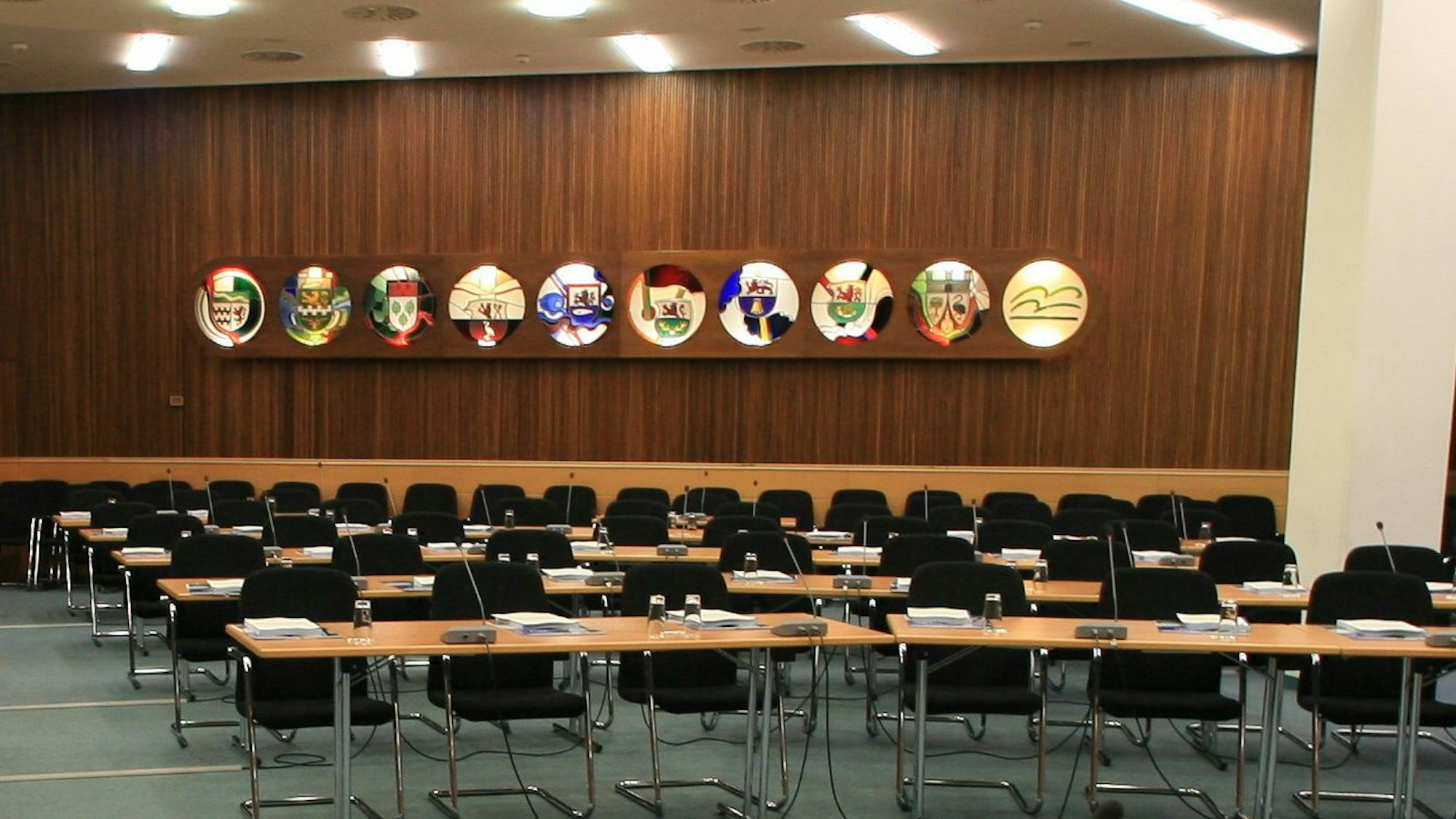 Der Sitzungssaal im Kreishaus.