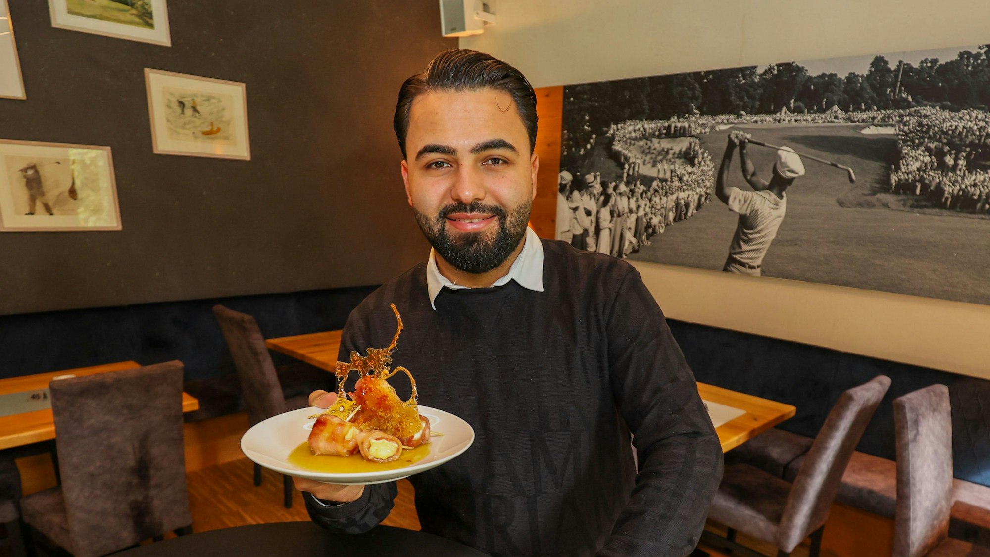 Mohamad Mishou ist der neue Geschäftsführer im Golfrestaurant Apéro in Wachtberg-Niederbachem.