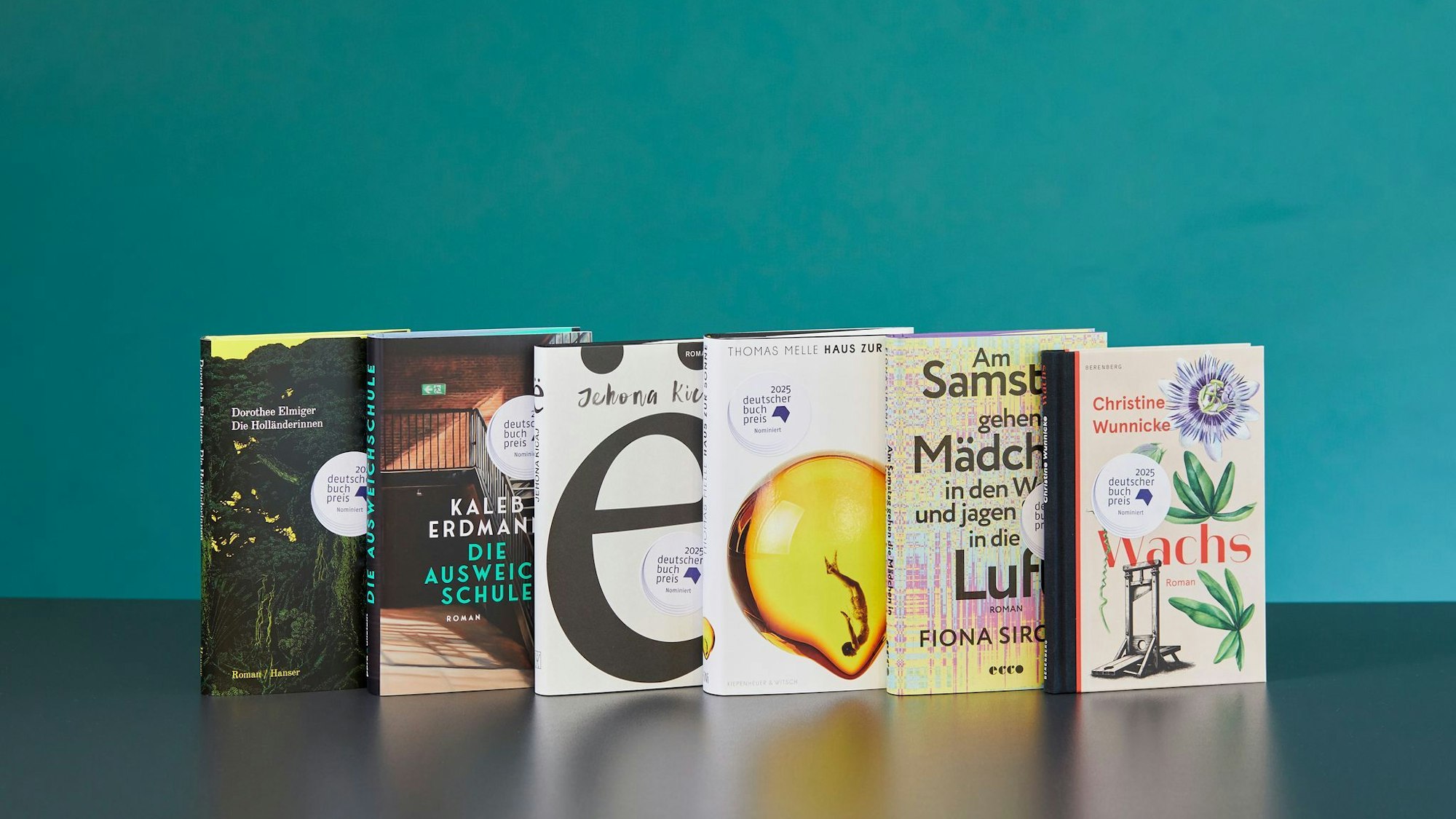 Die Bücher auf der Shortlist für den Deutschen Buchpreis stehen fest.