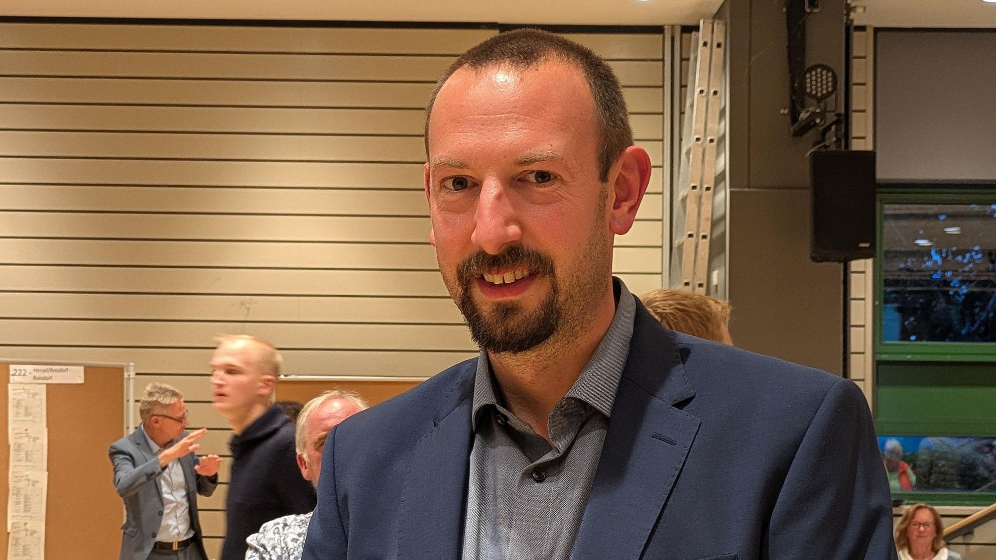 Der CDU-Bürgermeisterkandidat Christian Mandt erreicht 35,4 Prozent. Für ihn geht es die Stichwahl.