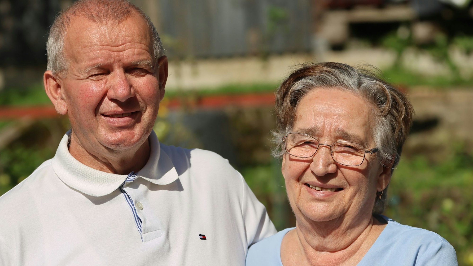 Vor genau 50 Jahren haben Josefina und Waldemar Merz in Karaganda, Kasachstan, geheiratet. Heute lebt das Jubelpaar in Morsbach. Unser Foto zeigt das Jubelpaar.