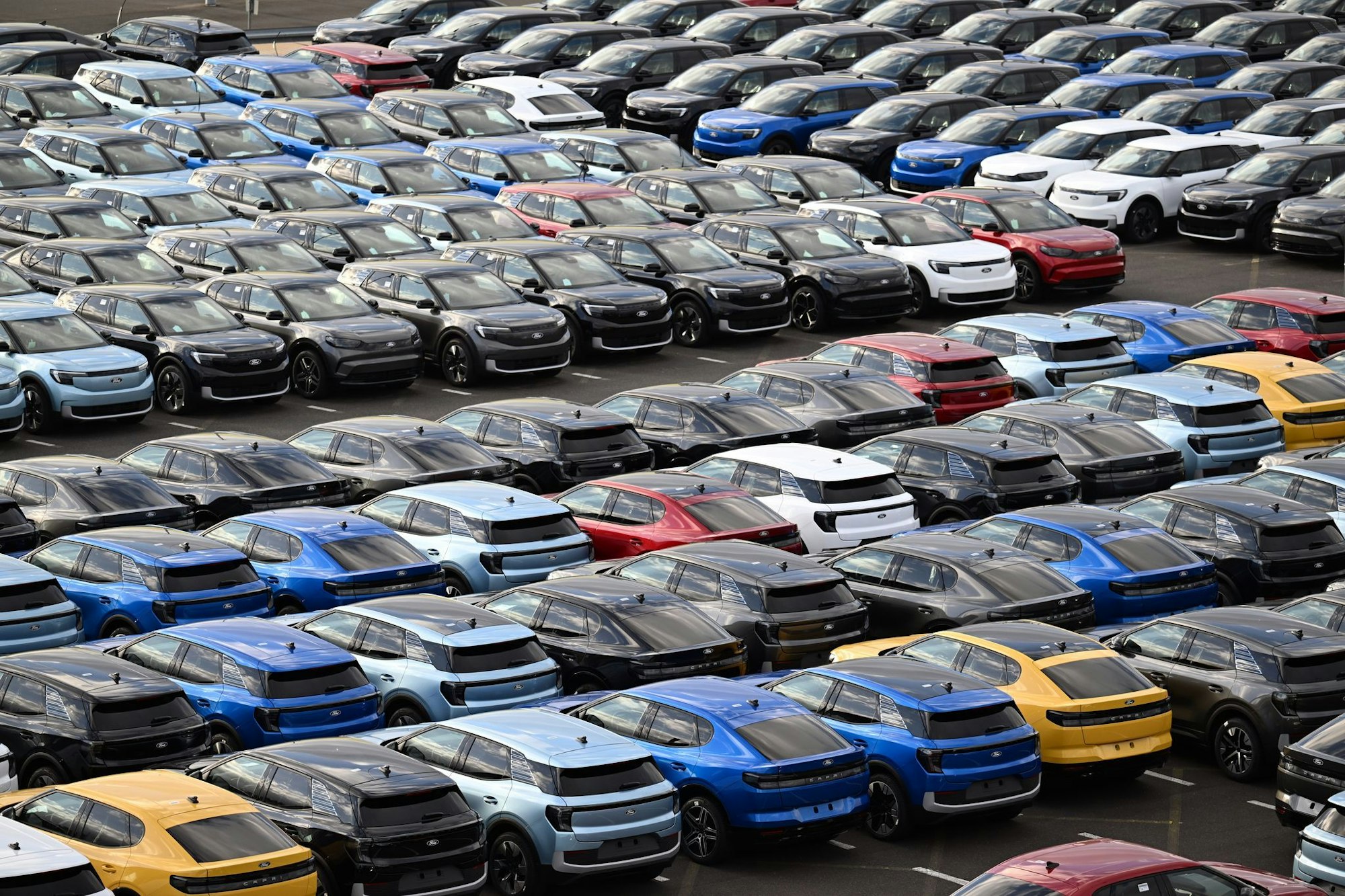 Das Angebot an Ford-Elektroautos ist groß, die Nachfrage eher gering.