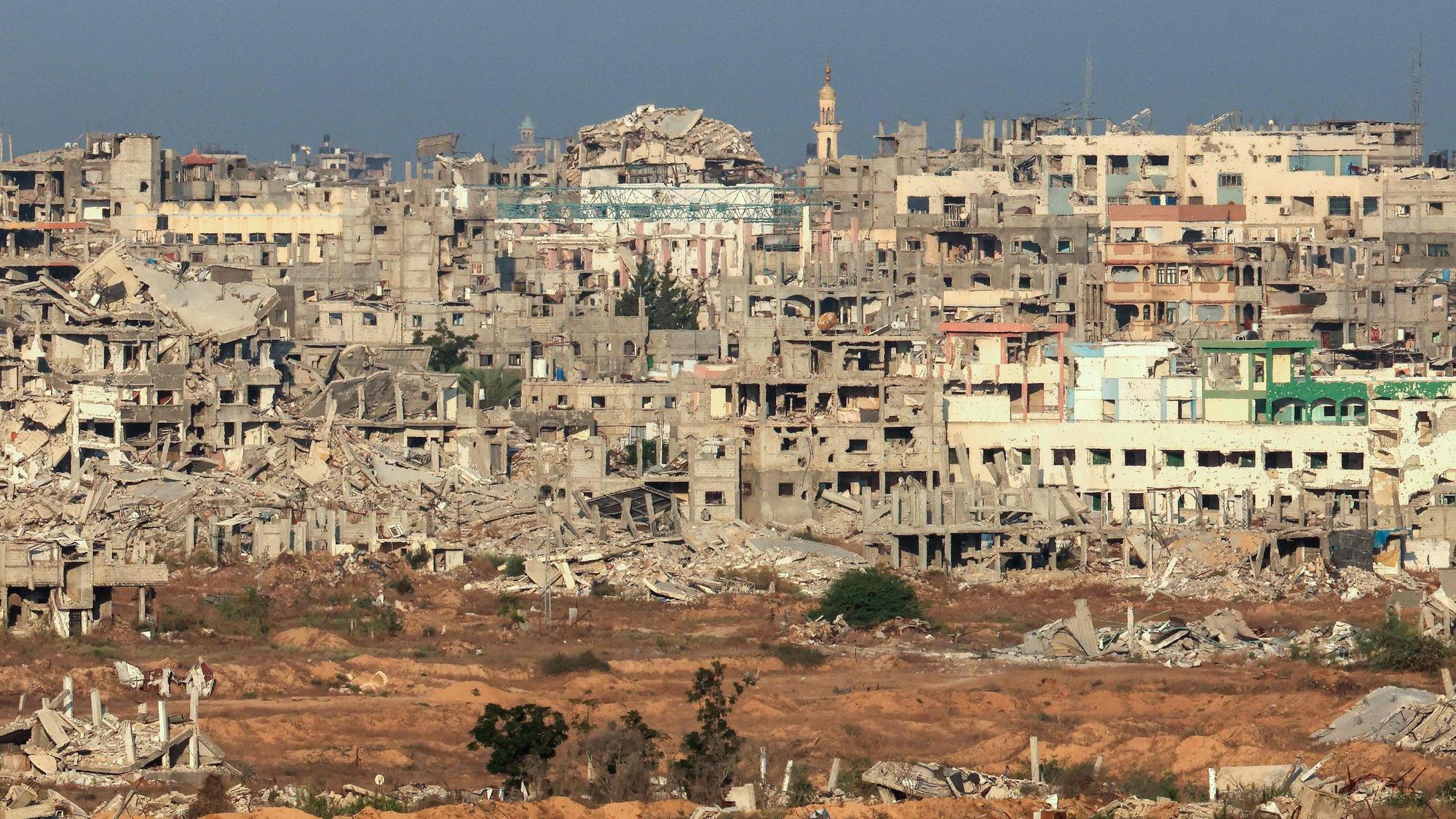 Zerstörte Gebäude in Gaza
