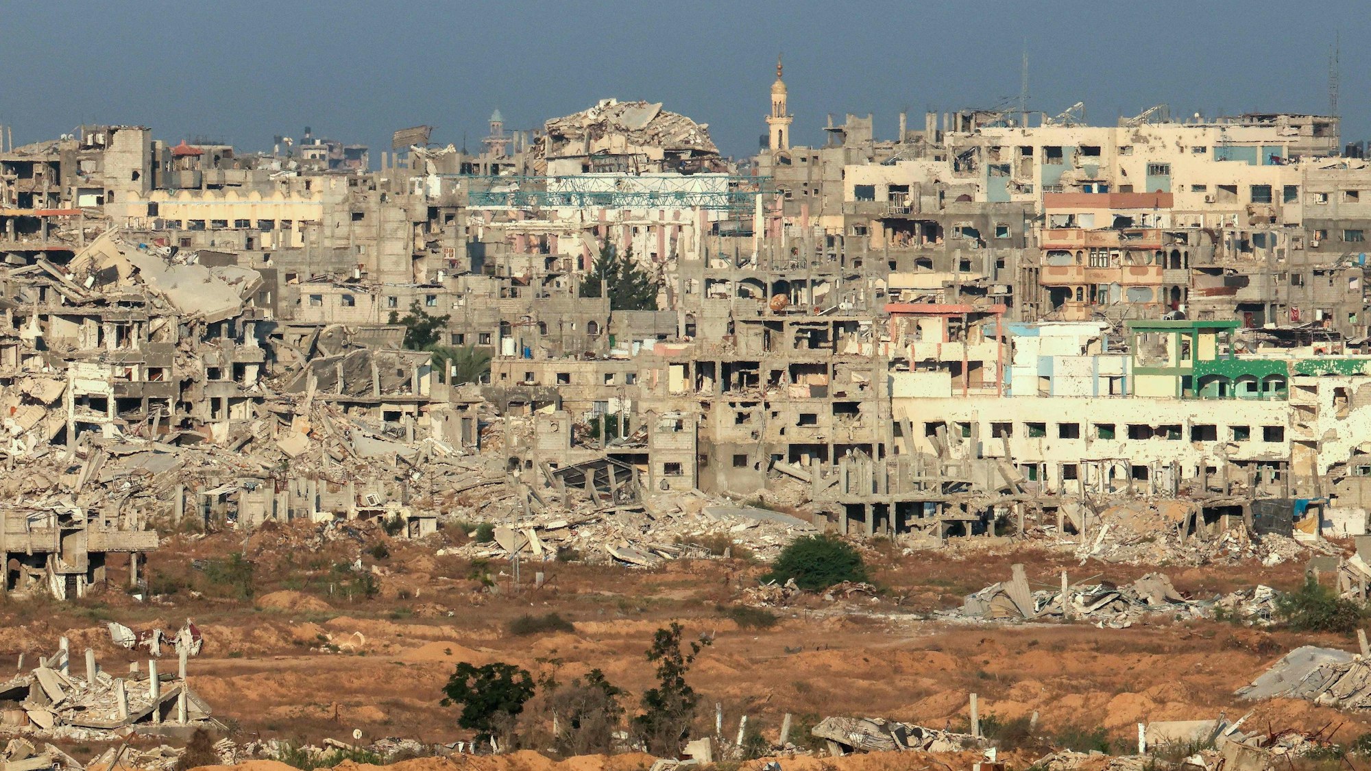 Zerstörte Gebäude in Gaza