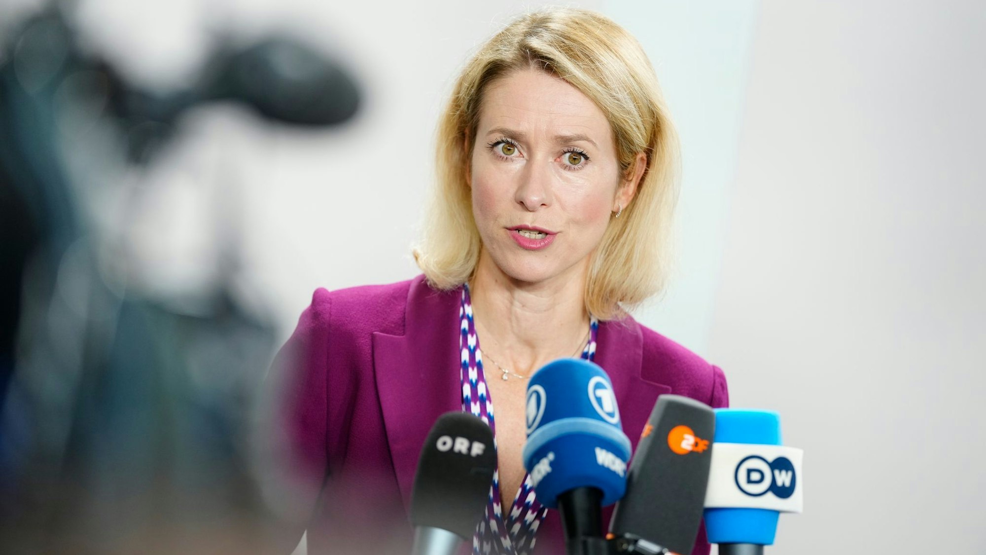 Die EU-Außenbeauftragte Kallas appelliert an die Bundesregierung, die Pläne für europäische Handelssanktionen gegen Israel zu unterstützen oder andere Druckmittel vorzuschlagen. (Archivbild)