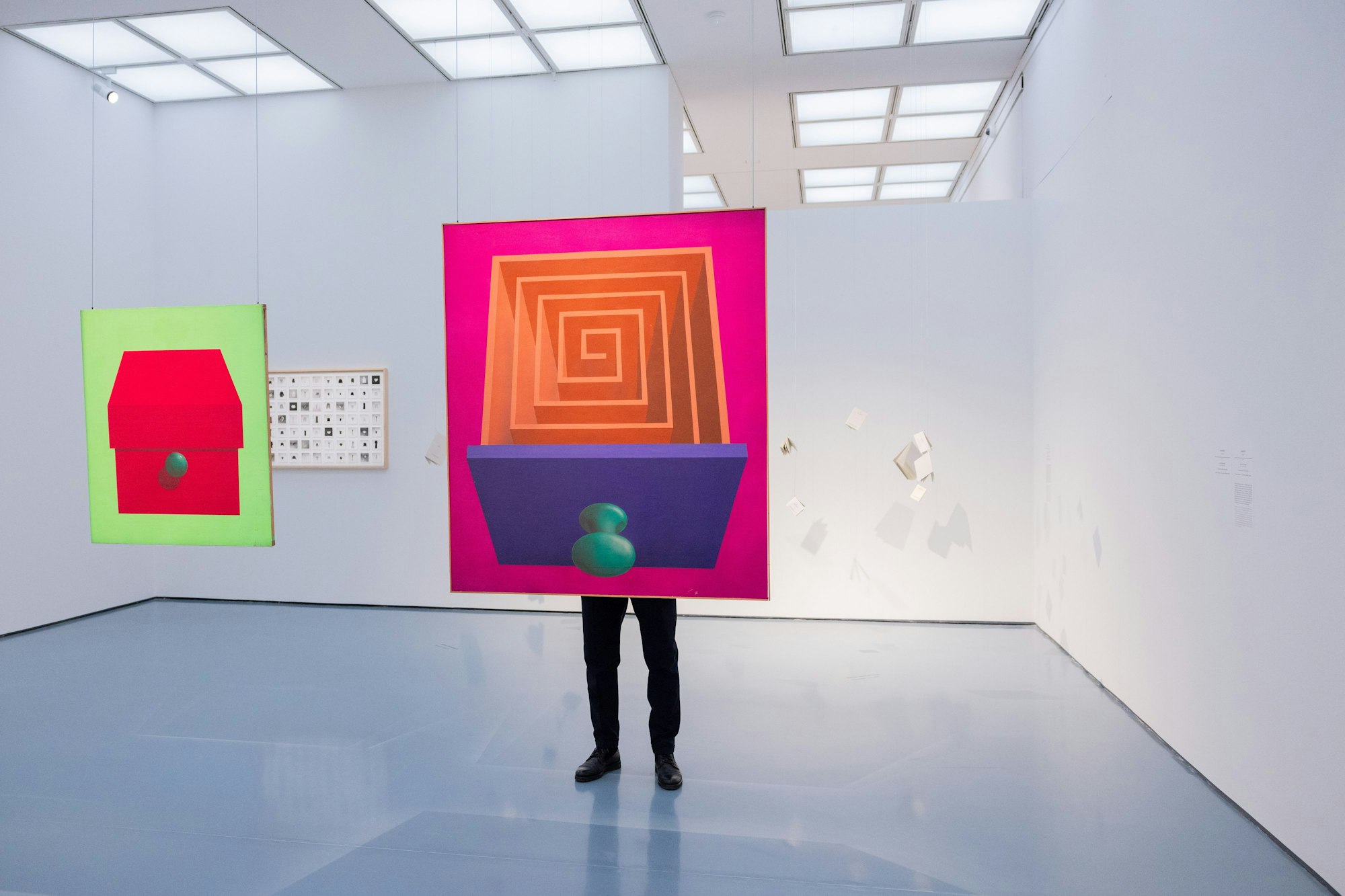 Das Werk „Labyrinth“ (r, frühe 1960er Jahre)
