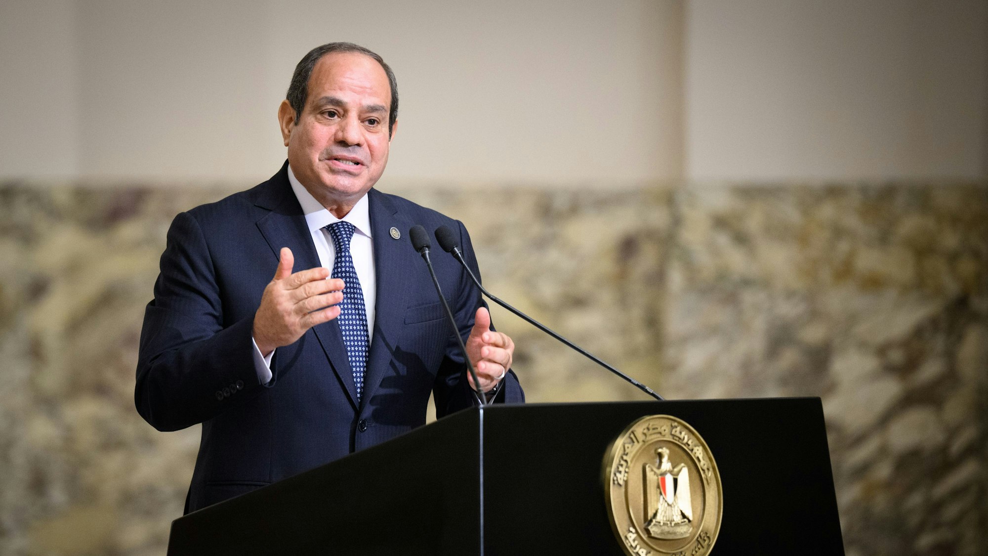 Ägyptens Präsident al-Sisi nennt Israel erstmals seit 1977 öffentlich einen „Feind“ (Archivbild).