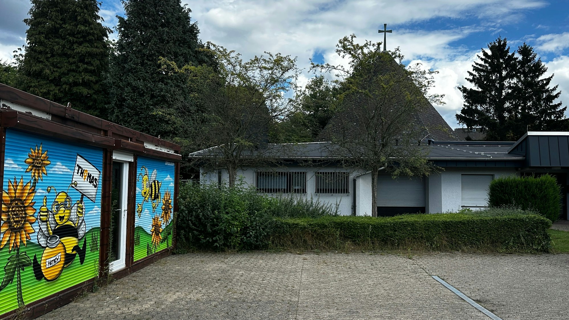 Blick auf ein Kirchengebäude