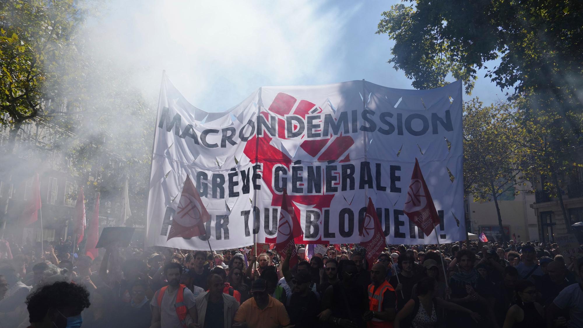 Sozial-Proteste am Donnerstag in Frankreich