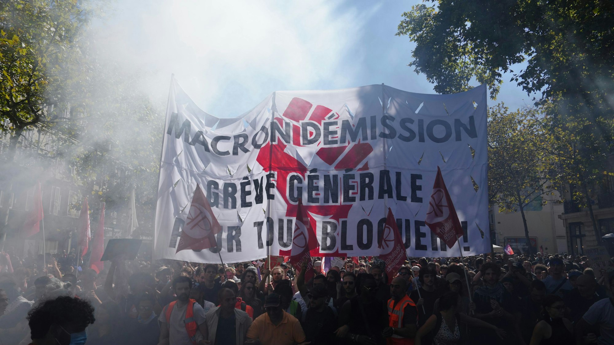 Sozial-Proteste am Donnerstag in Frankreich