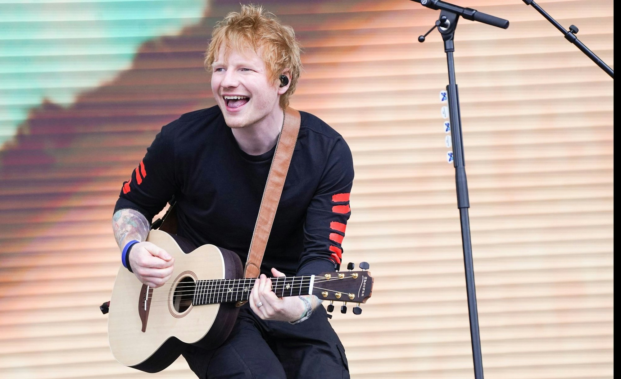 Popstar Ed Sheeran hat eigenen Angaben zufolge das Angebot abgelehnt, ins Weltall zu fliegen. (Archivbild)