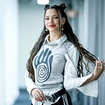 Nina Chuba am Rande eines dpa-Interviews.