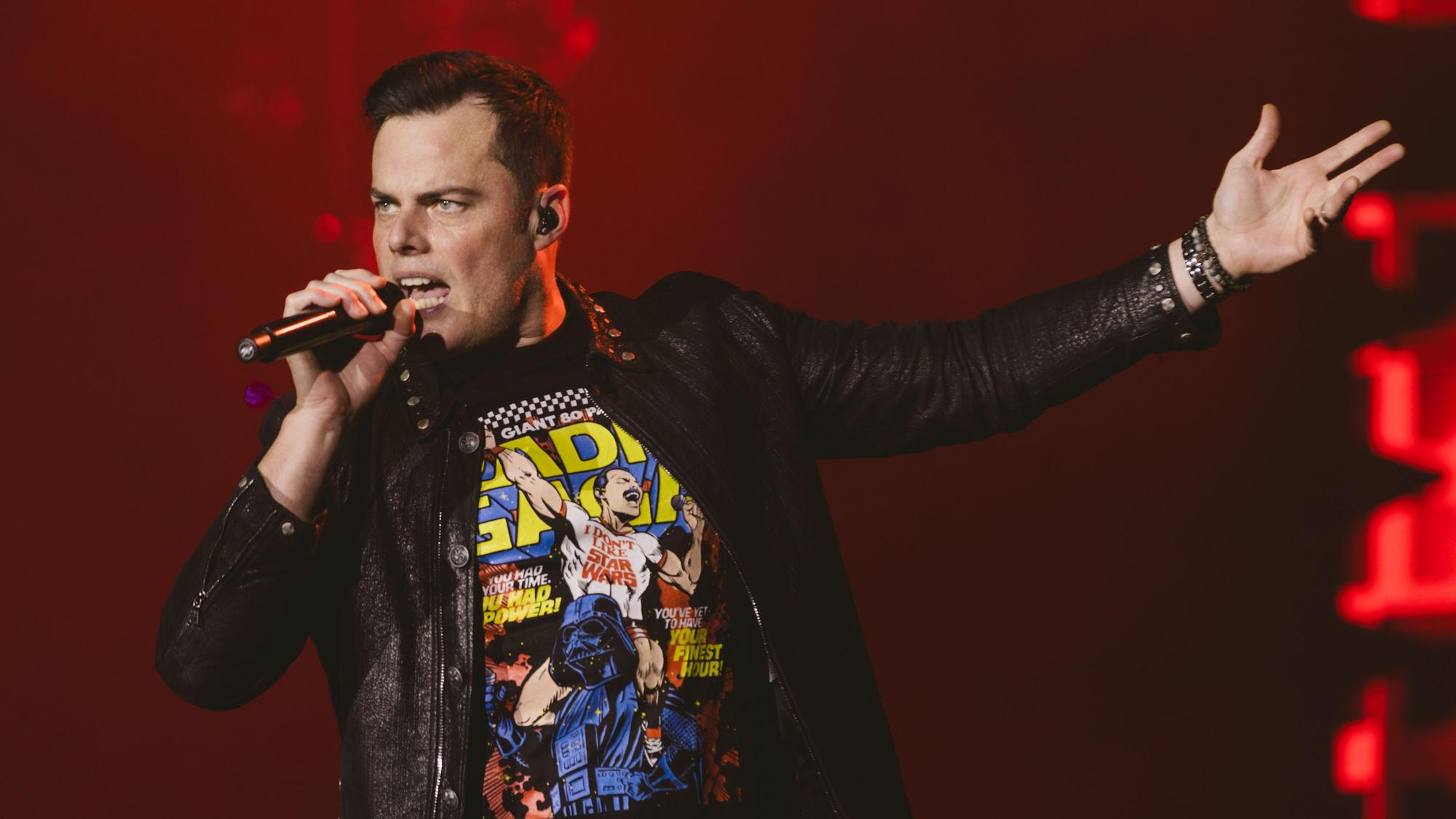 Marc Martel bei einem Auftritt.