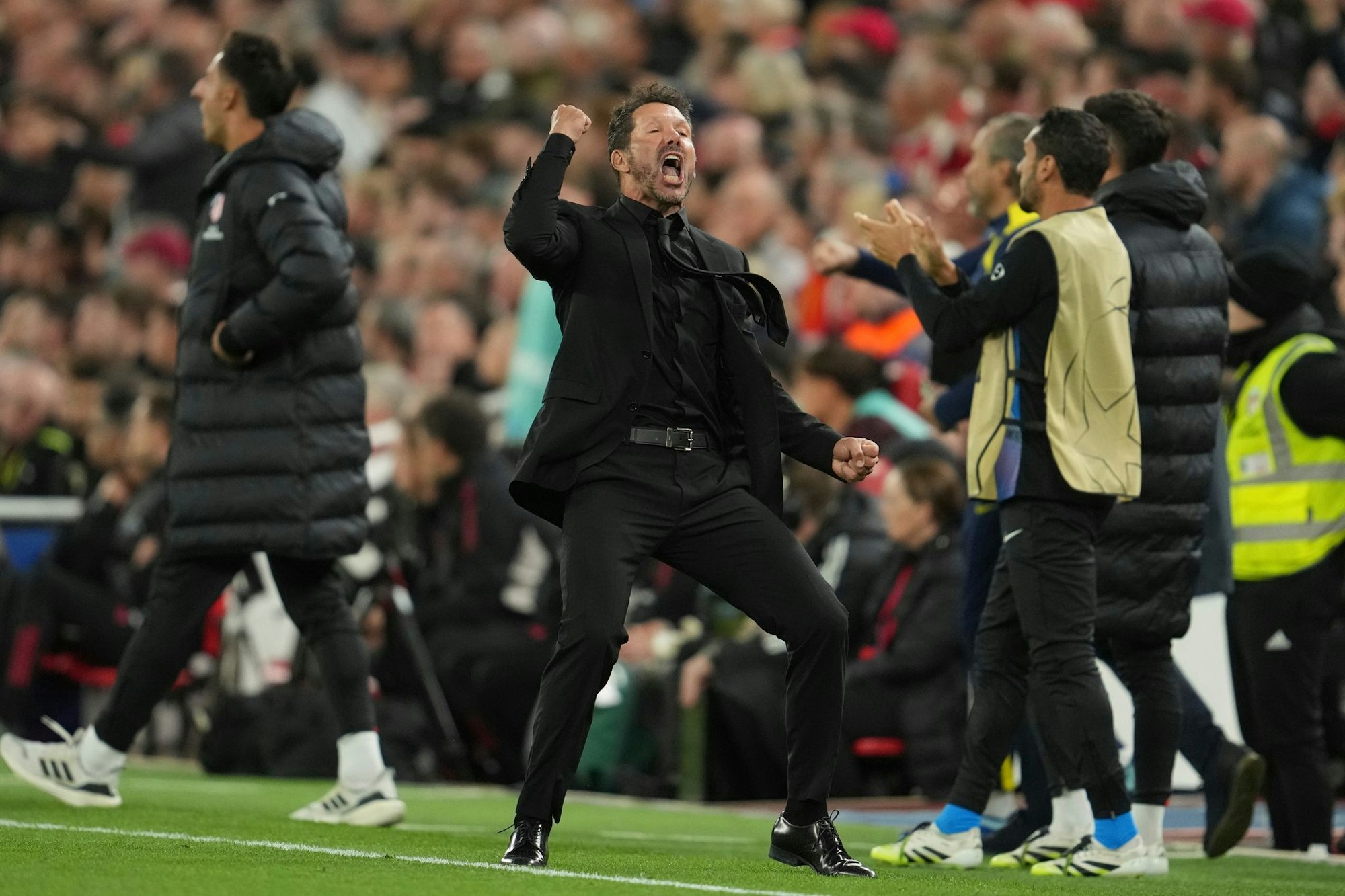 Gilt als emotional: Diego Simeone, Trainer von Atlético Madrid.
