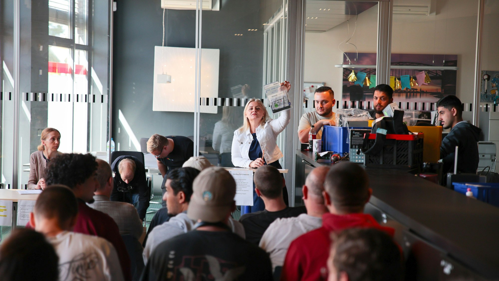 Versteigerung im Fundbüro im vergangenen Jahr.