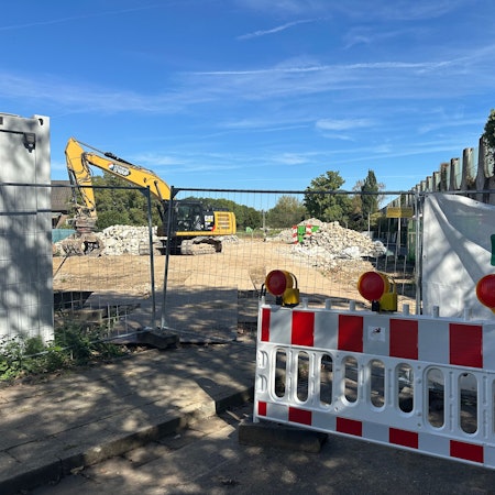 Zum Ausbau der A 59 wurden inzwischen zahlreiche Wohnhäuser in Sankt Augustin-Meindorf abgerissen.