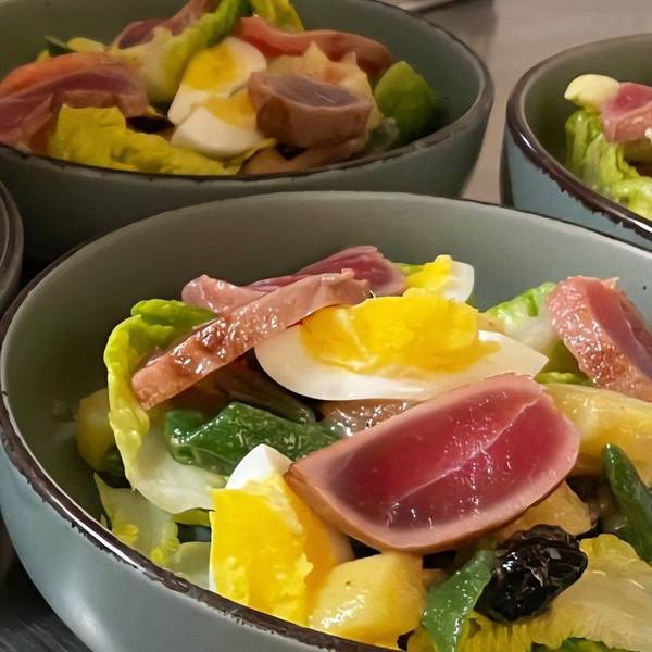 Salade Nicoise-Foto zum Rezept vom Chefkoch Martin Kräber