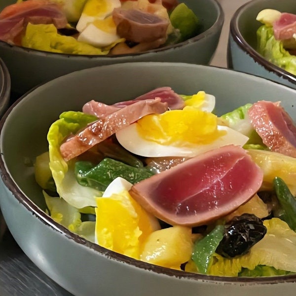 Salade Nicoise-Foto zum Rezept vom Chefkoch Martin Kräber