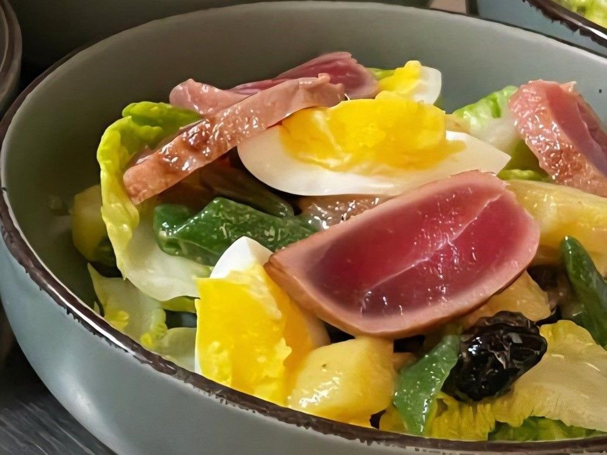 Salade Nicoise-Foto zum Rezept vom Chefkoch Martin Kräber