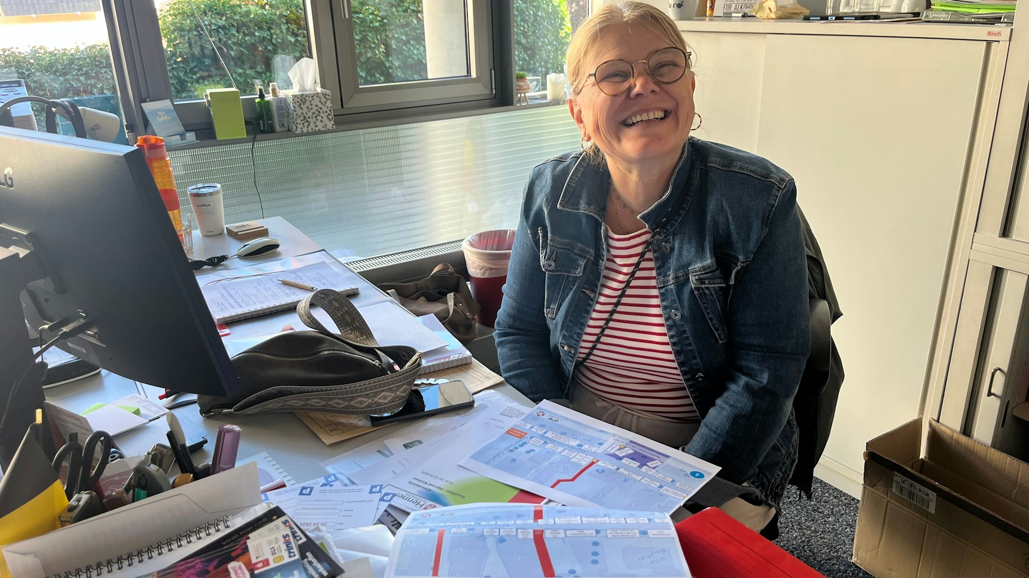 Veranstaltungsleiterin Patricia Palmers-Morell hat ihr Büro zur Einsatzzentrale umfunktioniert, das Sicherheitskonzept ist eine der wichtigsten Grundlagen.