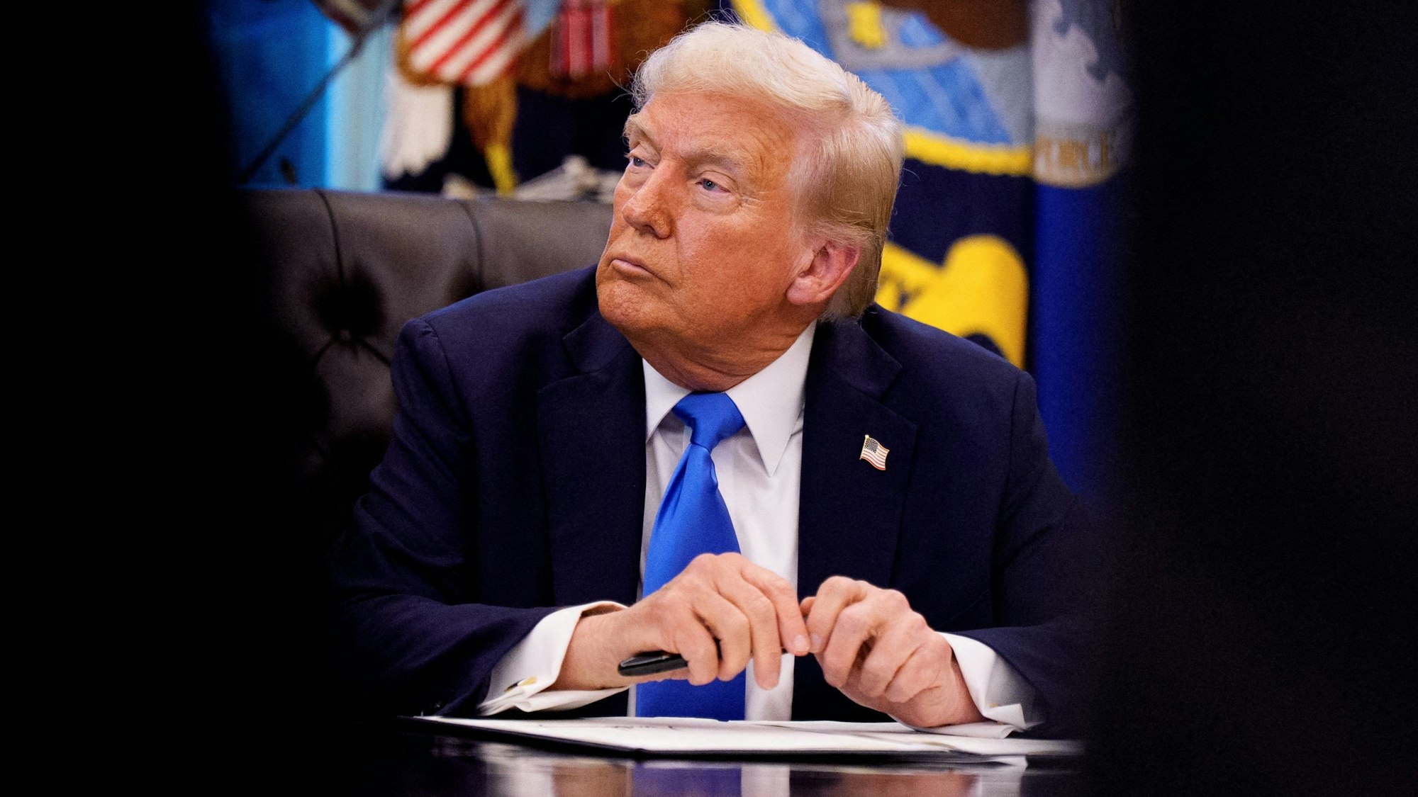 US-Präsident Donald Trump im Oval Office. (Archivbild)