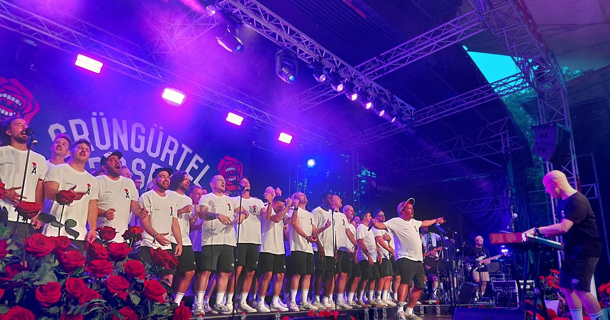 Grüngürtelrosen: How the Cologne Men's Choir rocked the Deutzer ...