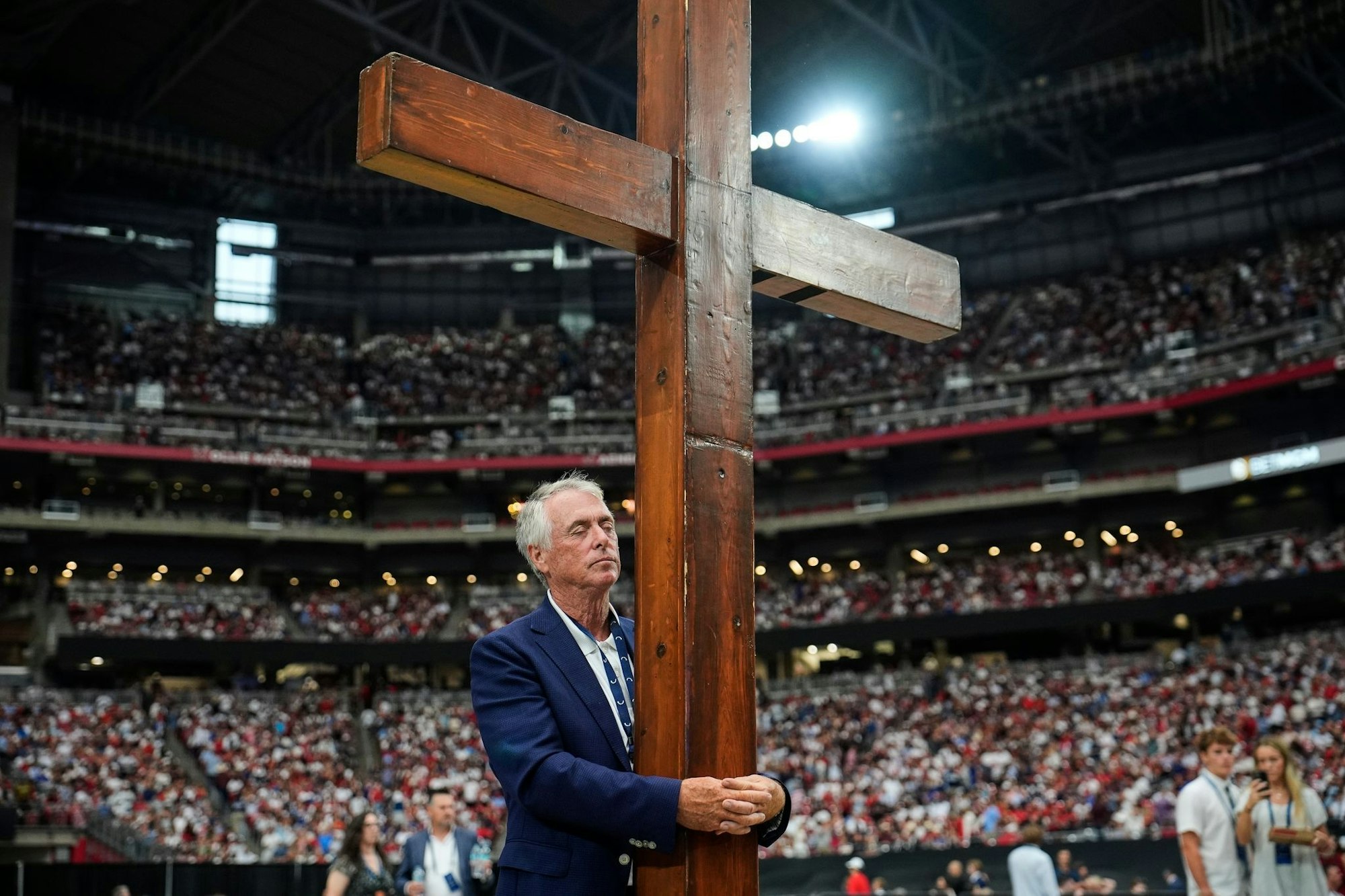 Die Trauerfeier wurde zu einer Mischung aus Gottesdienst und politischer Veranstaltung.