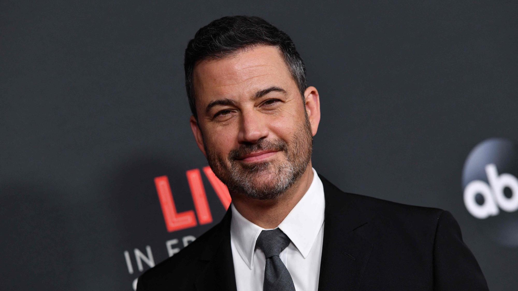 Das Bild zeigt US-Talkmaster Jimmy Kimmel. Foto: Chris Delmas / AFP
