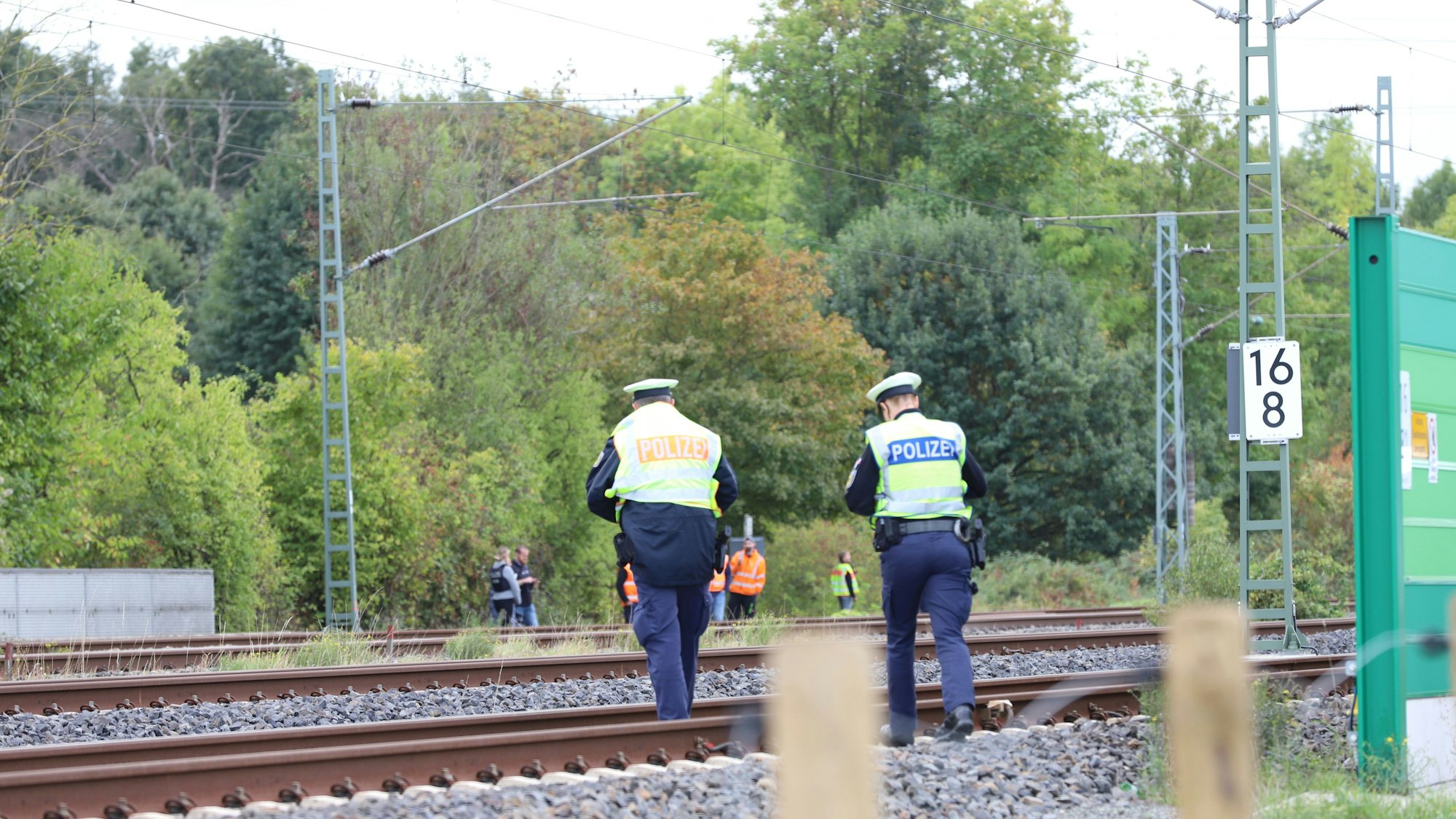 Die Polizei ermittelt nach Vandalismus an der Strecke.